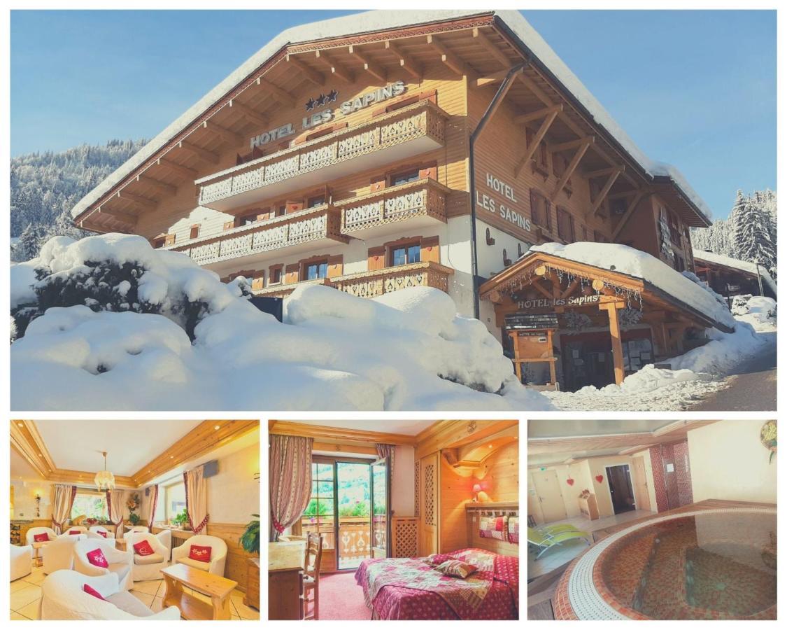 Hotel Les Sapins La Clusaz Esterno foto